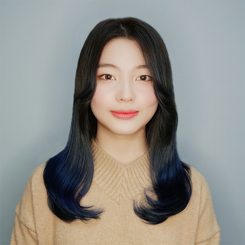 애쉬블루 시크릿투톤